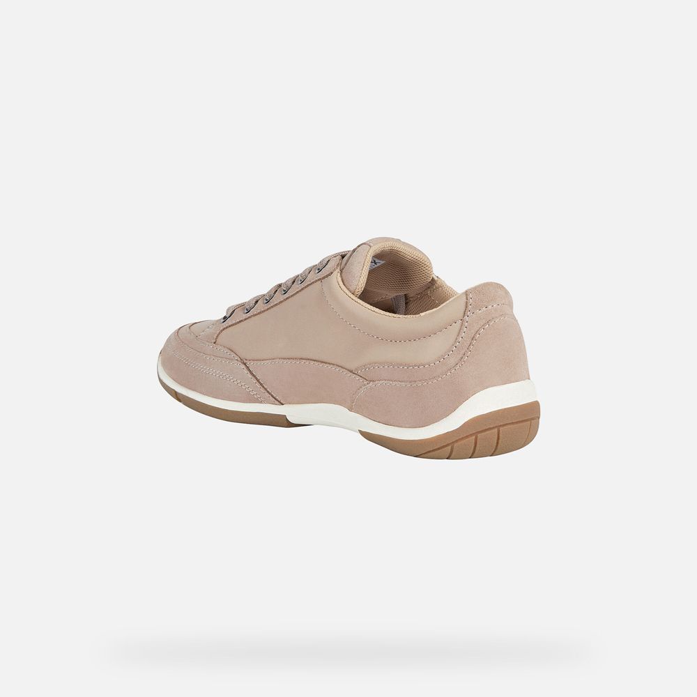 Geox Sneakers Dark Beige D Aglaia - Geox Womens Shoes - UBILAJ361